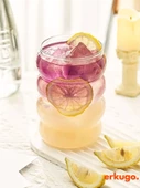2 adet Borosilikat Sunum Bardağı, Kahve Bardağı, Isı Dayanıklı Meşrubat Bardağı(350 ml) Bubblecup - 2