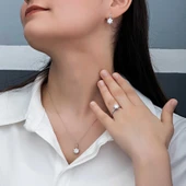 ​Gümüş Çiçek Desenli Kadın Set SL6158 thumbnail 6