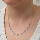 Gümüş Kalpli Şans Kadın Kolye SL8240 thumbnail 5