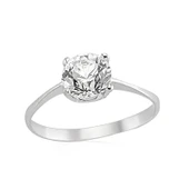 Gümüş Tek Taş Bayan Yüzük  SL7356 thumbnail 1