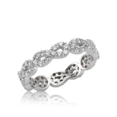 Gümüş Tamtur Sonsuzluk Bayan Yüzük SL6431 thumbnail 2