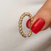 Gümüş Sıralı Dorika Kadın Yüzük SL8929 thumbnail 7