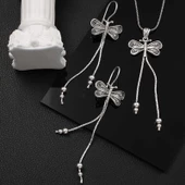 Gümüş Telkari Yusufçuk Kadın Set SL6045 - 1