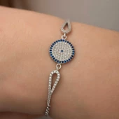 Gümüş Nazar Bayan Bileklik T5269 SL3839 thumbnail 4