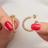 Gümüş Dorika Kadın Küpe SL8931 thumbnail 4