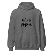 Cats Mom - Kedi Annesi Hoodie Kapşonlu Sweatshirt - 5