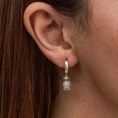 Gümüş Sallantılı Baykuş Kadın Küpe SL9015 thumbnail 4