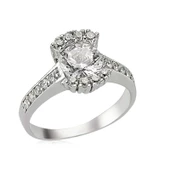 Gümüş Tek Taş Bayan Yüzük  SL2594 thumbnail 1