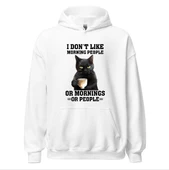 Funny Animals Quote - I DONT LIKE MORNING PEOPLE - 1
