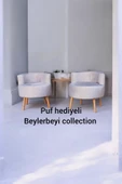 BEYLERBEYİ Çay seti koltuk takımı berjer ve puf - 1