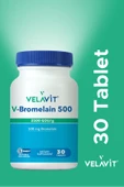 Velavit V-Bromelain 500 2500 GDU/g 30 Tablet thumbnail 1