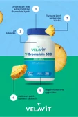 Velavit V-Bromelain 500 2500 GDU/g 30 Tablet thumbnail 2