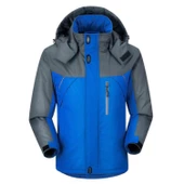 Cbtx Outdoor Rüzgar Su Geçirmez Kalın Polar Kapüşonlu Mont - 3