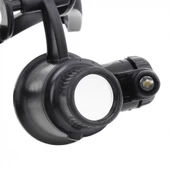 Gözlük Modeli 10x 15x 20x 25x Lens,2led Işıklı,büyüteç thumbnail 3