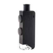 Mini 60x 100x Zoom Lens Odak Takı Led Cep Mikroskop Büyüteç thumbnail 4