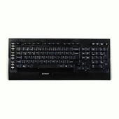 A4 Tech 9300F Kablosuz Q Trk V-Track Mouse Siyah Multimedya Klavye - Mouse Set - 1