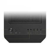 MSI MAG FORGE M100A D60 Akrilik yan panel 3x120mm 1x120mm Auto RGB Fan 600W 80+ mATX Oyuncu Bilgisayar Kasası - 5