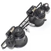 Gözlük Model Çıft Led Aydınlatma ,saat Onarımı Için Harika Büyüteç thumbnail 3