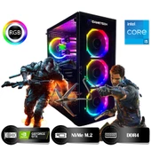 HYPER ROCKET Ares HRI161650-IC Intel Core i5-12400F 16GB Ram 500GB Nvme M.2 SSD GTX1650 4GB Masaüstü Oyuncu Bilgisayarı - 1