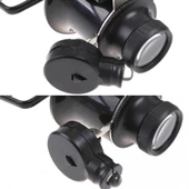 Gözlük Model Çıft Led Aydınlatma ,saat Onarımı Için Harika Büyüteç thumbnail 5