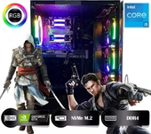 HYPER ROCKET Ares HRI161650-IC Intel Core i5-12400F 16GB Ram 500GB Nvme M.2 SSD GTX1650 4GB Masaüstü Oyuncu Bilgisayarı thumbnail 2