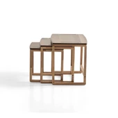 Casual Üçlü Zigon Sehpa | Ceviz | Kayın Sehpa thumbnail 6