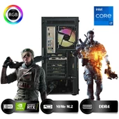 HYPER ROCKET Peak HRI323060-IC Intel Core i7-13700F 32GB Ram 1TB Nvme M.2 SSD RTX3060 12GB Masaüstü Oyuncu Bilgisayarı - 4
