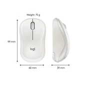 Logitech M221 Kablosuz Mouse Beyaz 910-006511 - 4