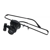 Gözlük Model 20x16mm Optik Lens Led Işık Monoküler Büyüteç - 1