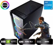 HYPER ROCKET Ares HRI161650-IC Intel Core i5-12400F 16GB Ram 500GB Nvme M.2 SSD GTX1650 4GB Masaüstü Oyuncu Bilgisayarı thumbnail 3