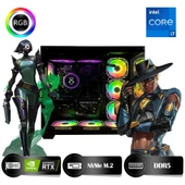 HYPER ROCKET One HRI324060-I7 Intel Core i7-13700F 32GB Ram 1TB Nvme M.2 SSD RTX4060 8GB Masaüstü Oyuncu Bilgisayarı - 2