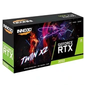 INNO3D RTX3050 Twin X2 8GB 128BIT Gddr6 -Lhr (N30502-08D6-1190VA42)Ekran Kart thumbnail 5