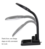 Esnek 5x /10x,40 Led Işıklı Büyüteç ,lamba Büyüteç Okuma, Çalışma Lehim Masa Lambası A808 - 5