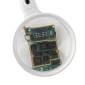 Masaüstü 10x Led Işıklı Büyüteç Okuma El Sanatları Onarım Büyüteç 7765 thumbnail 4