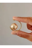 Hilal İnci Model Bronz Küpe - 3