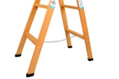 BUSE 3 BASAMAKLI A TİPİ KATLANIR GÜRGEN AHŞAP MERDİVEN 110CM - 8