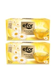 Efor Papatya Çayı 20li 2li Set - Bardak Poşet Çay - Bitki Çayı - 40 Adet - 1