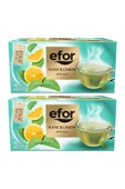 Efor Nane Limon Çayı 20li 2li Set - Bardak Poşet Çay - Bitki Çayı - 40 Adet - 1