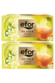 Efor Ihlamur Çayı 20li 2li Set - Bardak Poşet Çay - Bitki Çayı - 40 Adet - 1