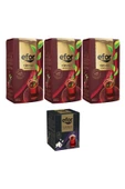EFOR ÇAY Efor Tiryaki Siyah Dökme Çay 1.000gr X 3 Adet + Tomurcuk Bergamot Aromalı 100gr - 1