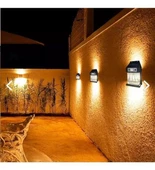 GOLD SİLVER GÜNEŞ ENERJİLİ SENSÖRLÜ DUVAR APLİĞİ SARI IŞIK 10W - 2