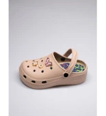 Taş ve Toka Detaylı Jel Tabanlı Masaj Özellikli Eva Bej Doktor Sandalet - 2