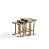 Peony Üçlü Zigon Sehpa | Ceviz | Kayın Sehpa thumbnail 4