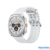Haino Teko Watch Ultra Amoled Ekran WaterProof Akıllı Saat 3 Kordonlu Titanyum Gümüş 47mm - 2
