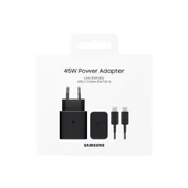 Samsung EP-T4511X 45W 5AType-C Hızlı Şarj Aleti + 1.8m Type-C to Type-C Kablo - Siyah EP-T4511XBEGWW - 5