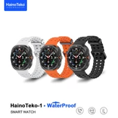Haino Teko Watch Ultra Amoled Ekran WaterProof Akıllı Saat 3 Kordonlu Titanyum Grey 47mm - 4