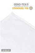 6'lı Gri-Beyaz El Havlusu - 50x90 Cm, 225 Gr, %100 Pamuk, Spa Ve Otel Havlusu - 3