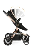 Yoyko Spin 360 Derece Dönebilen Bebek Arabası Siyah Rose Kasa - 2