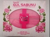 Clean Rose Gül Özlü,yapraklı El yapımı sabun 4x80gr - 2