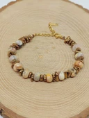 Jasper Taşı Tasarım Bileklik (55880) - 4